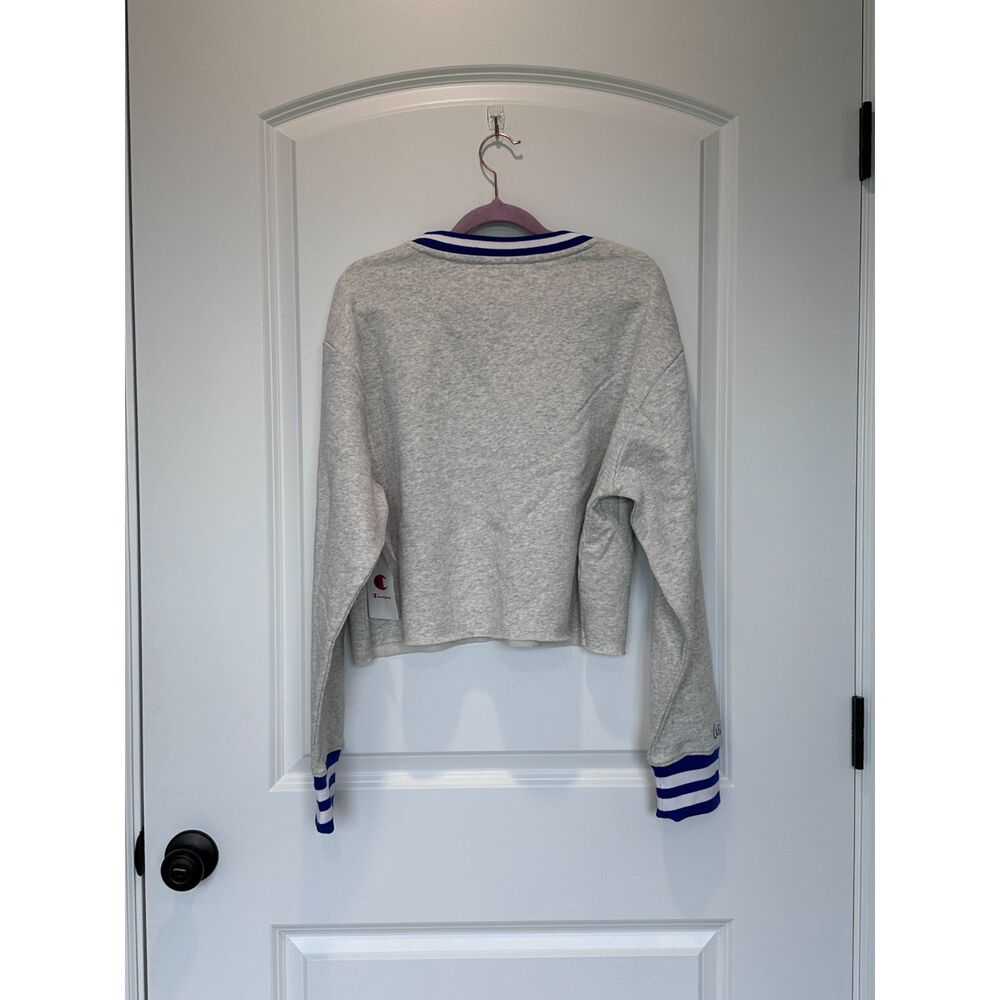 NWT Champion University of Kentucky UK Sweatshirt Cropped Gray Size Large - Picture 6 of 7